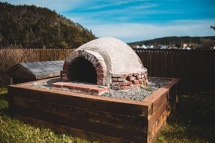 Arched Brick Pizza Oven