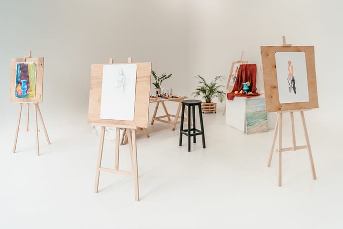 Easel With Plywood