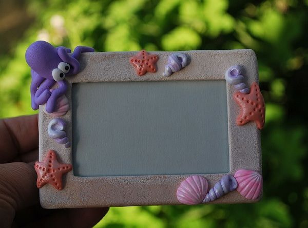 DIY Picture Frames Out of Clay